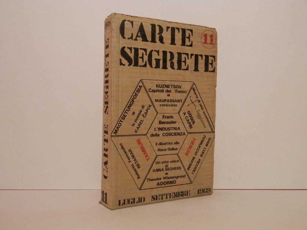 Carte segrete. Anno III, luglio-settembre 1969 n. 11