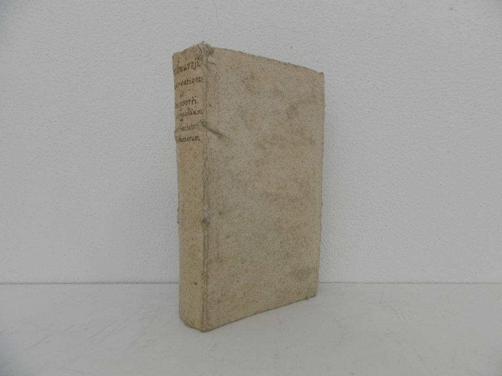 Christ. Gottl. Schwarzii ... Observationes ad Guil. Henr. Nieupoorti Compendium …