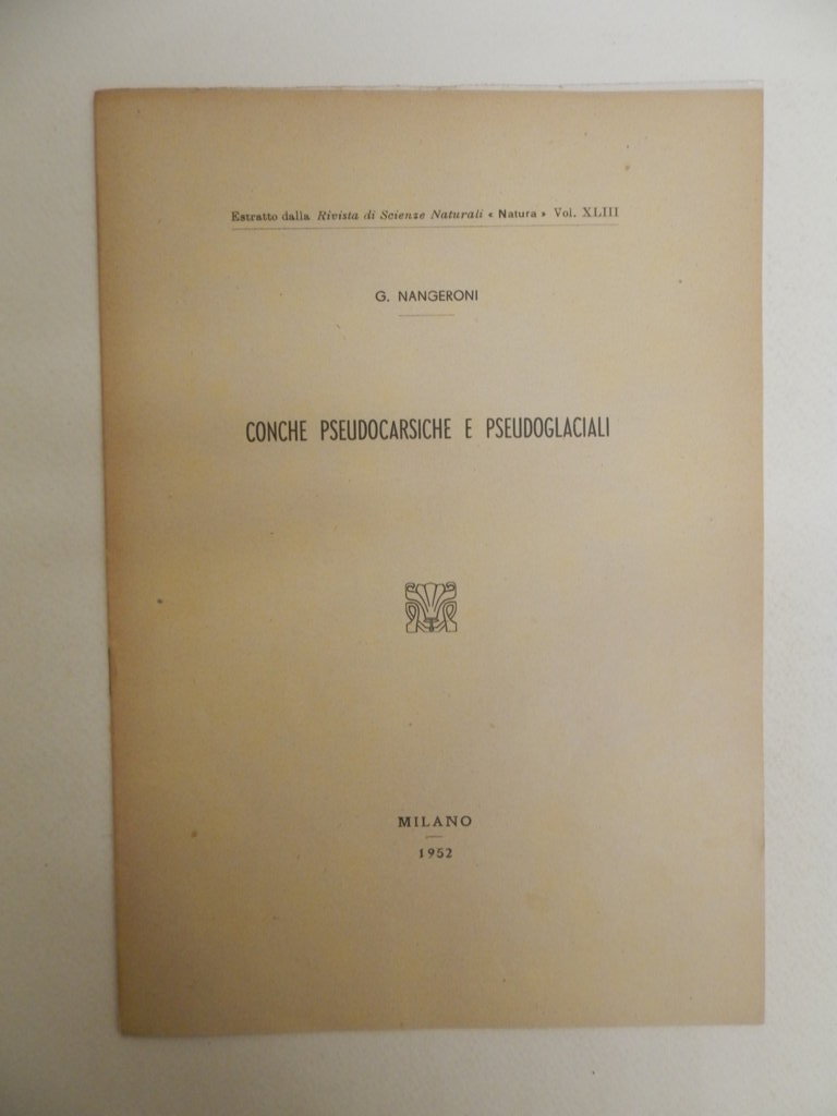 Conche pseudocarsiche e pseudoglaciali