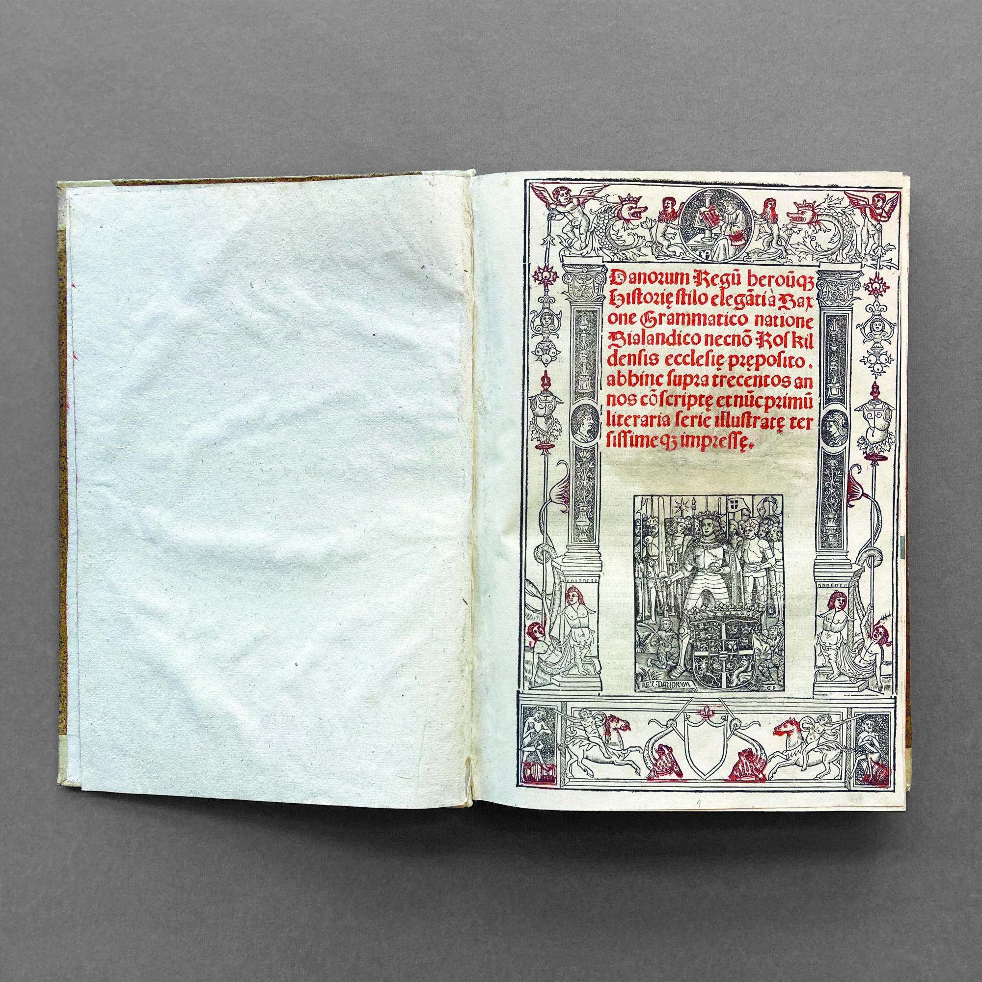 Danorum regum heroumque historię stilo elegantia Saxone Grammatico natione Sialandico …