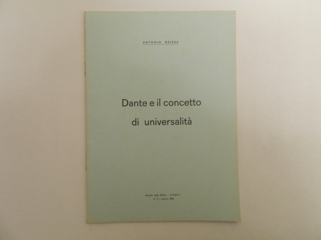 Dante e il concetto di universalità