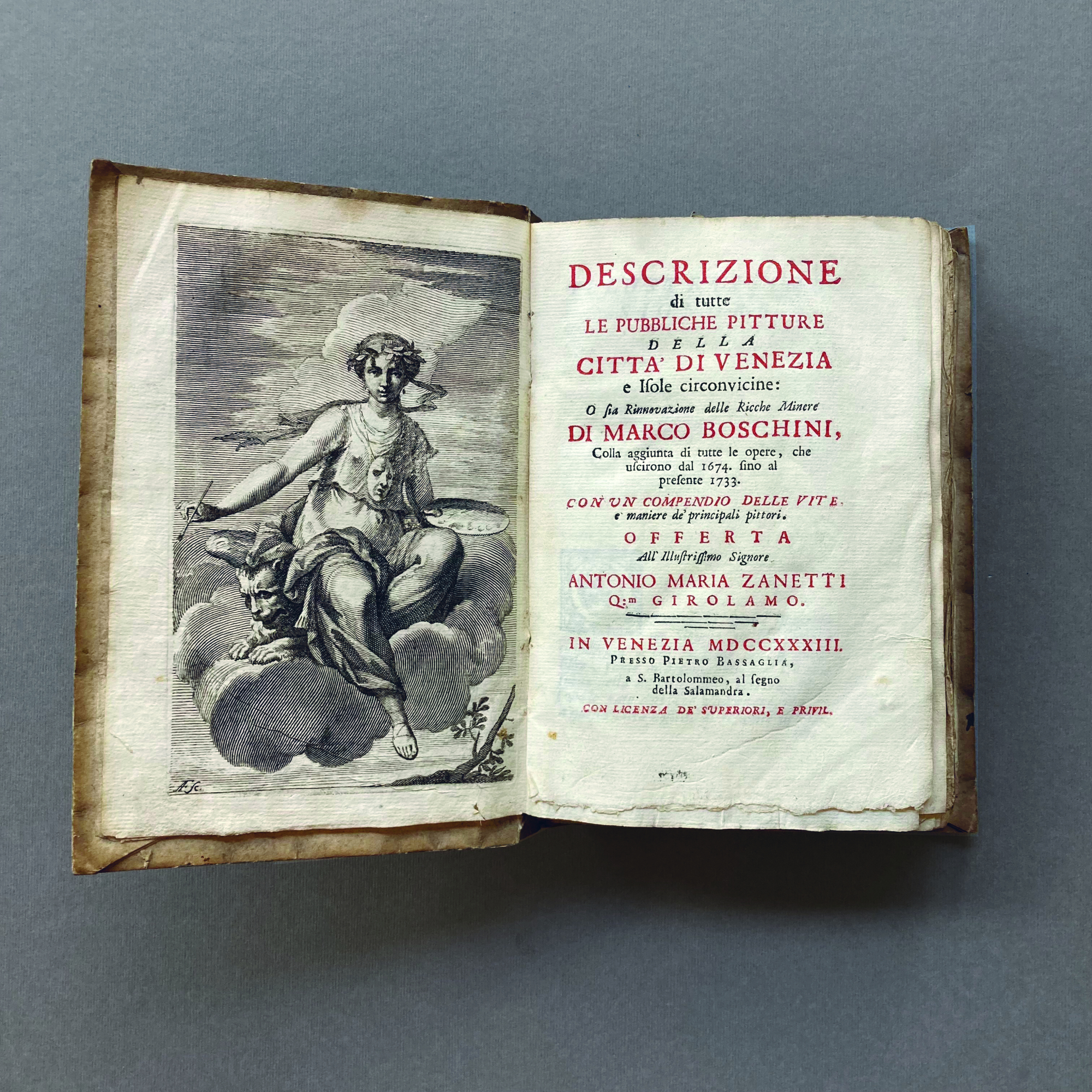 Descrizione di tutte le pubbliche pitture della città di Venezia …