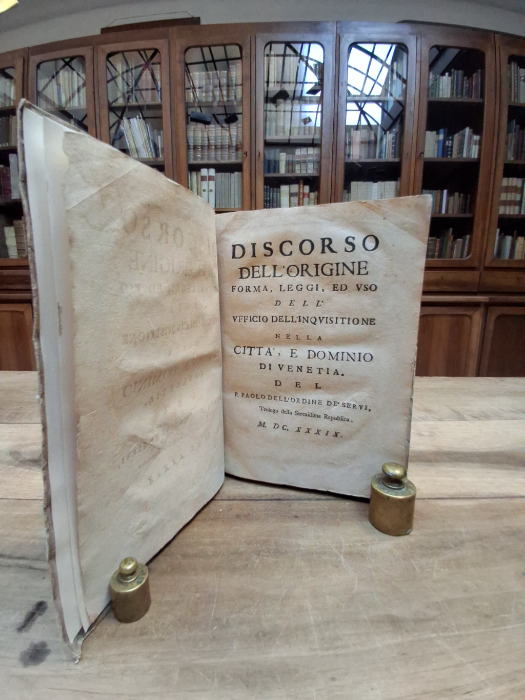 Discorso dell'origine forma, leggi ed uso dell'ufficio dell'inquisitione nella città, …
