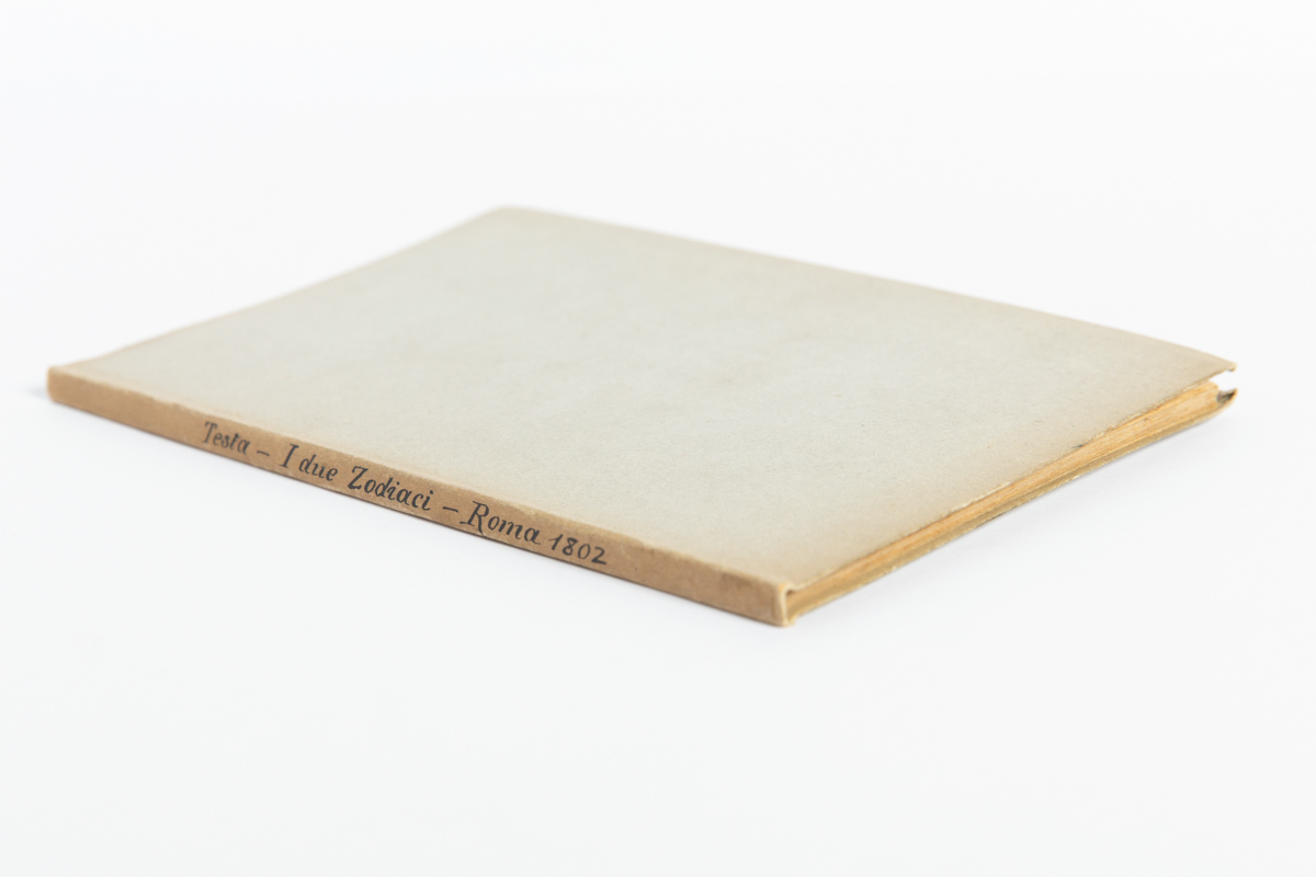 Dissertazione dell'abate Domenico Testa sopra due zodiaci novellamente scoperti nell'Egitto.