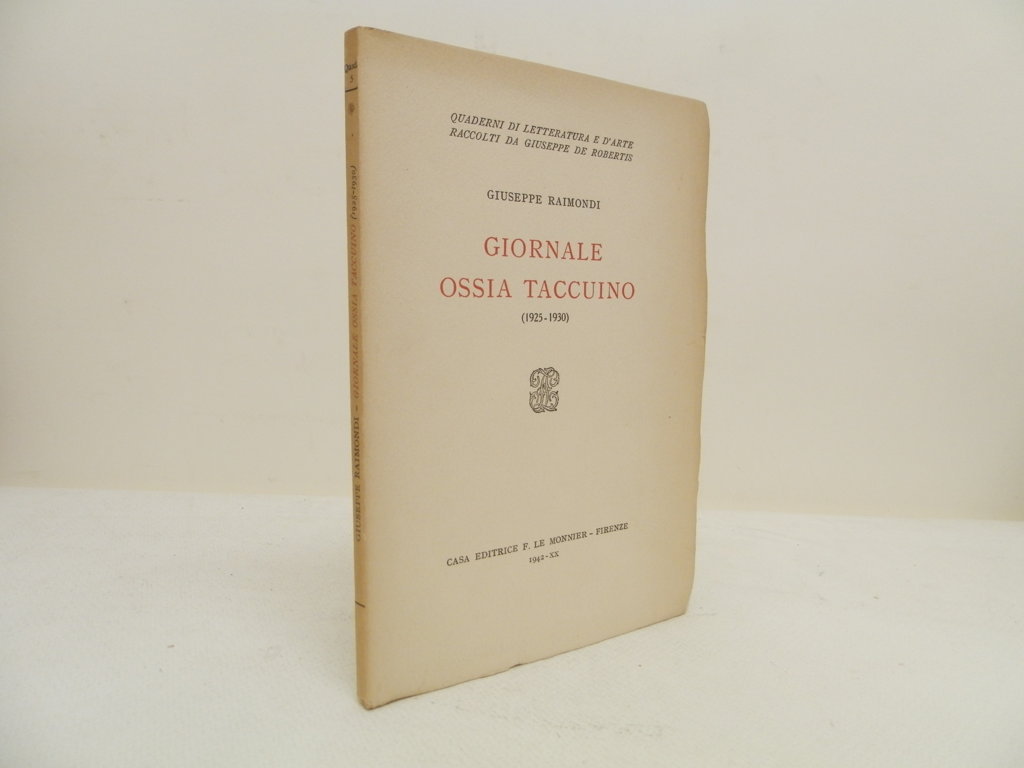 Giornale ossia taccuino (1925-1930)