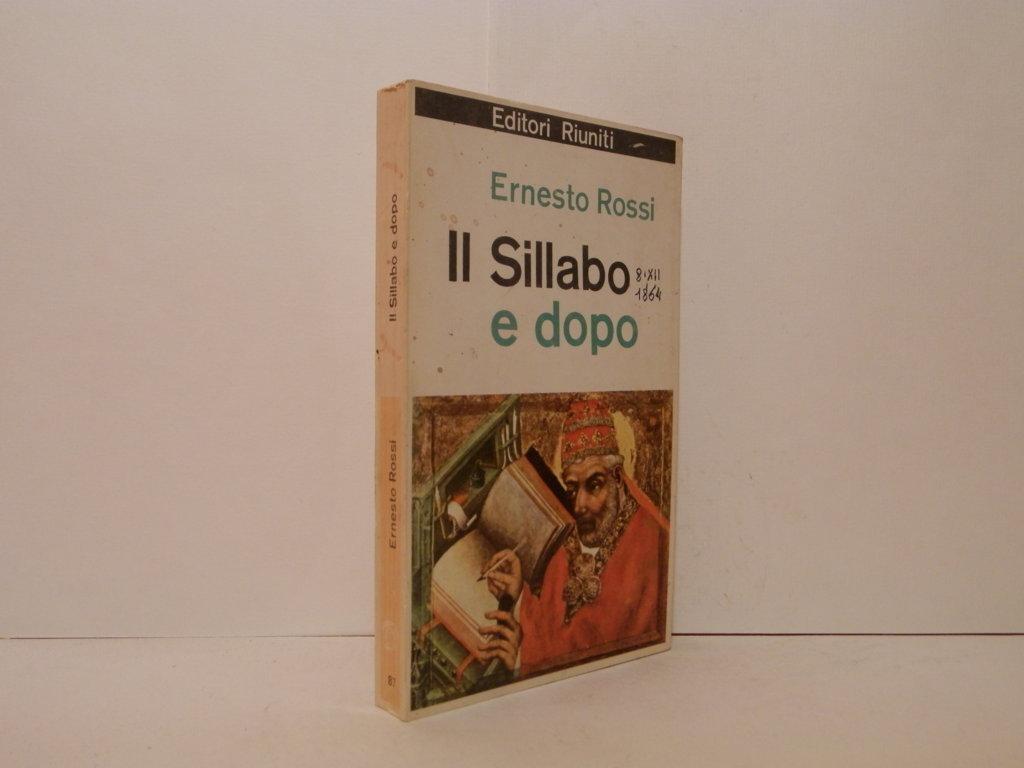 Il Sillabo e dopo