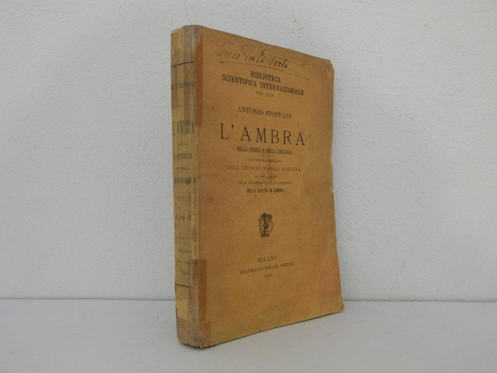 L'ambra nella storia e nella geologia con speciale riguardo agli …