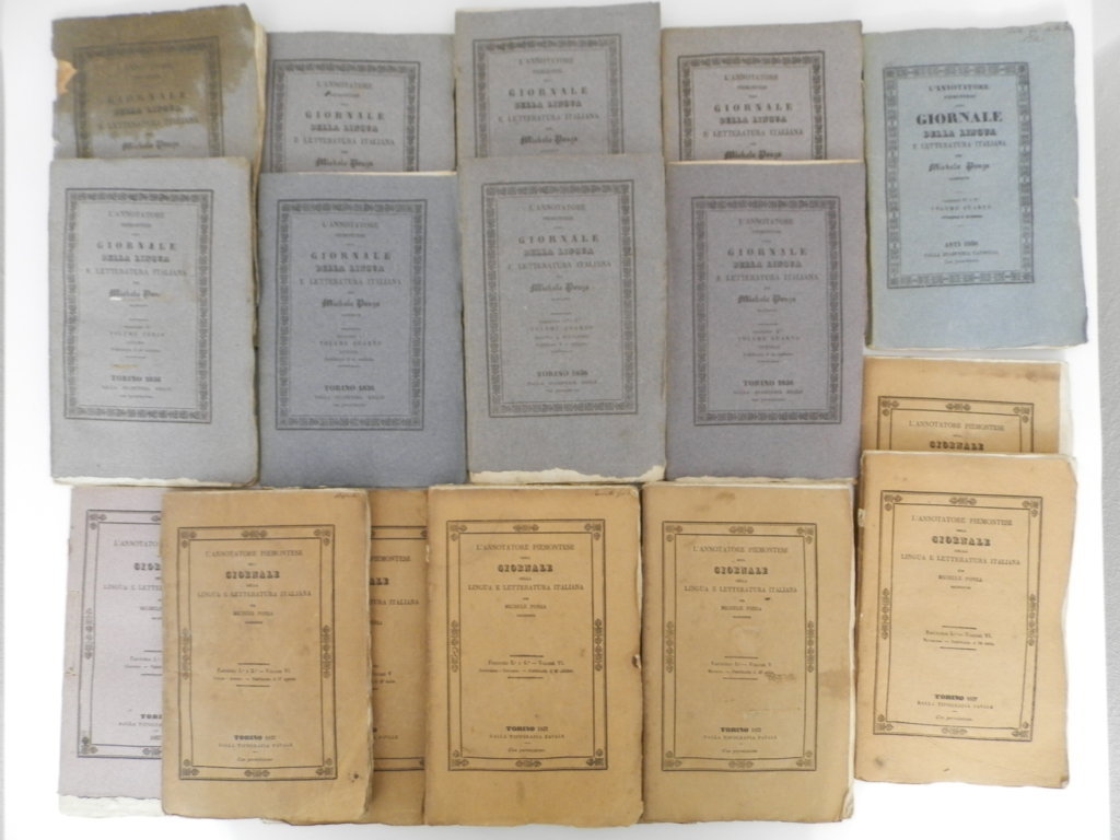 L' annotatore piemontese ossia giornale della lingua e letteratura italiana …