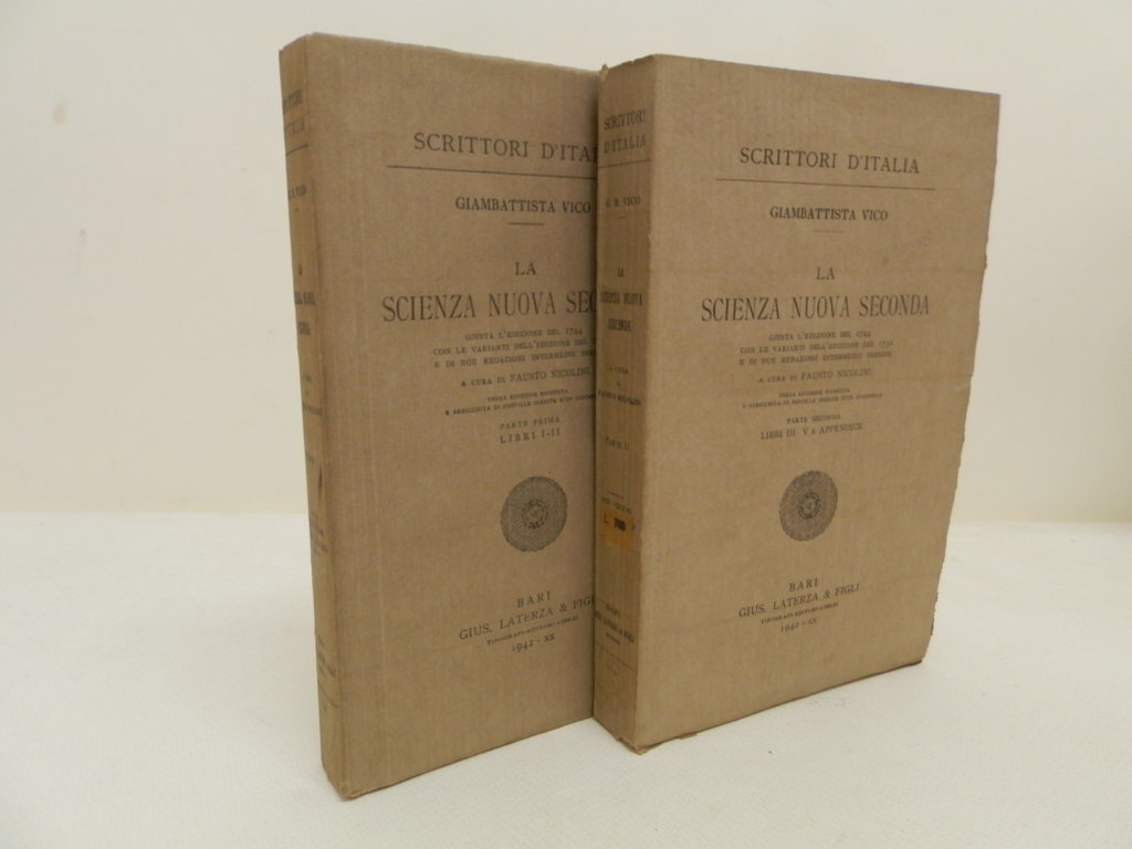 La scienza nuova seconda: giusta l'edizione del 1744 con le …