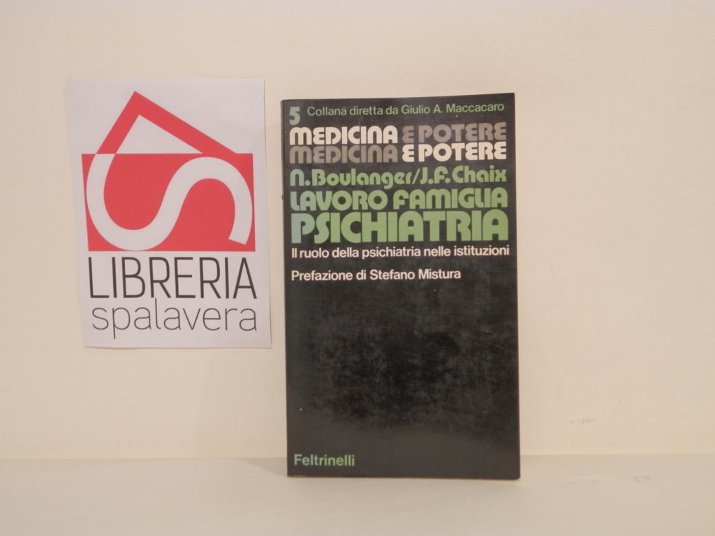 Lavoro famiglia psichiatria. Il ruolo della psichiatria nelle istituzioni