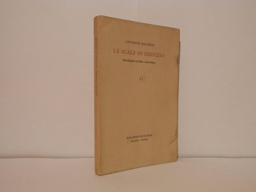 Le scale di servizio. Introduzione al libro e alla lettura