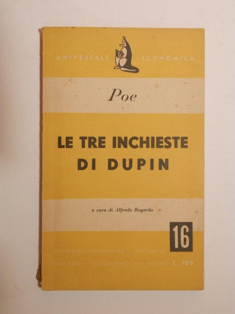 Le tre inchieste di Dupin