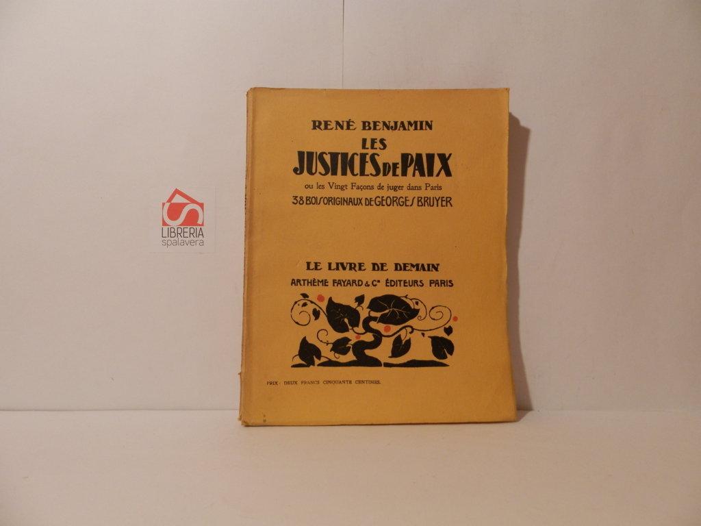 Les justices de paix ou le vingt façons de juger …