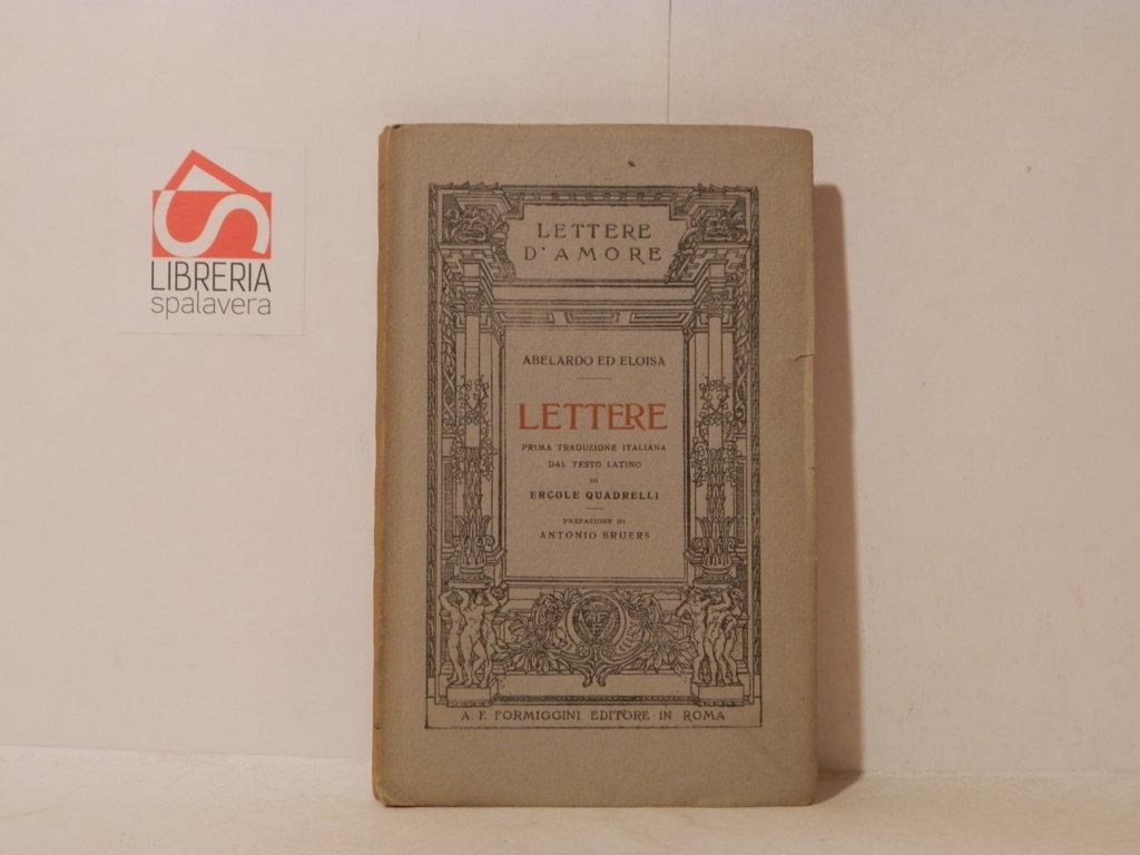 Lettere. Prima traduzione italiana dal testo latino