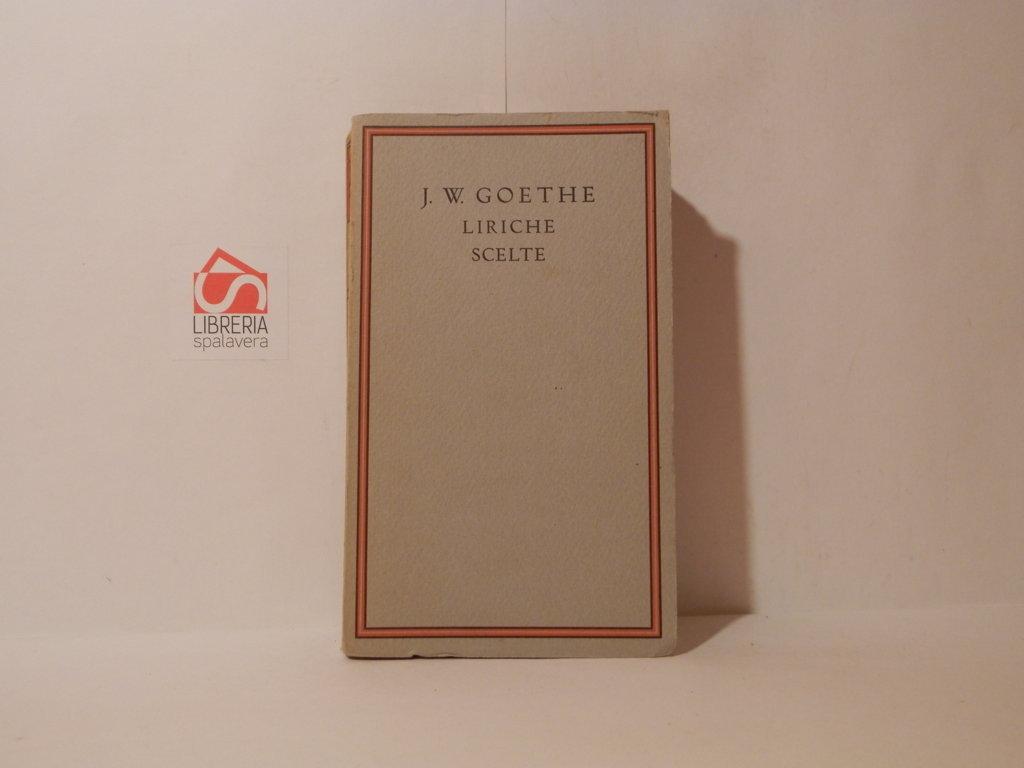 Liriche scelte dalle migliori traduzioni italiane