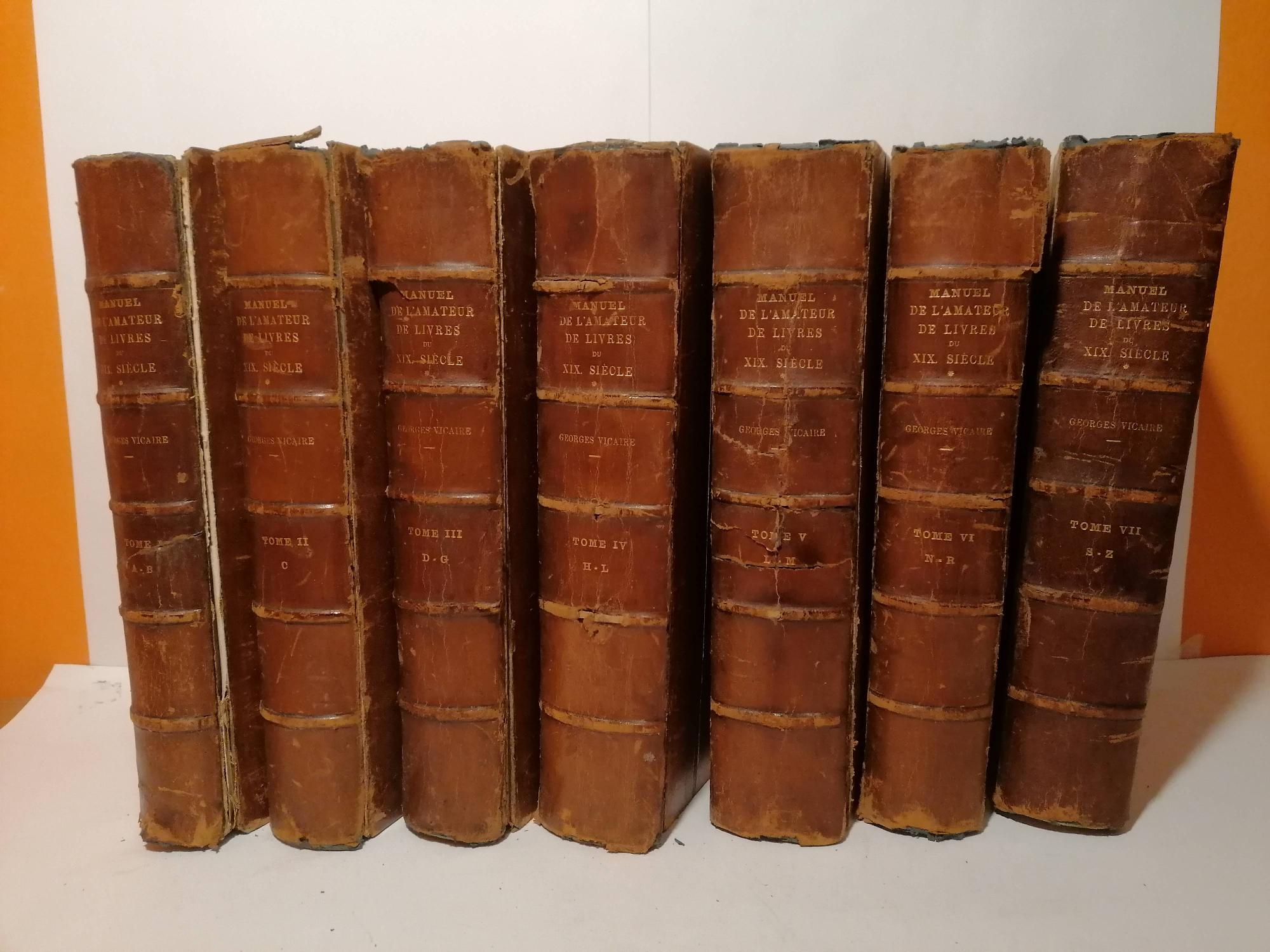 Manuel de l'amateur de livres di XIX^ siècle 1801-1893