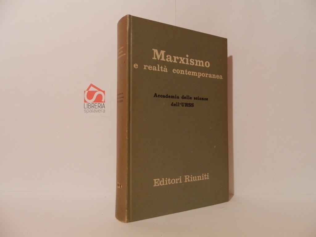 Marxismo e realtà contemporanea. Accademia delle scienze dell'URSS