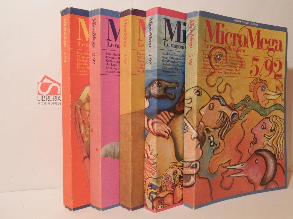MicroMega. Le ragioni della sinistra, 1992, annata completa