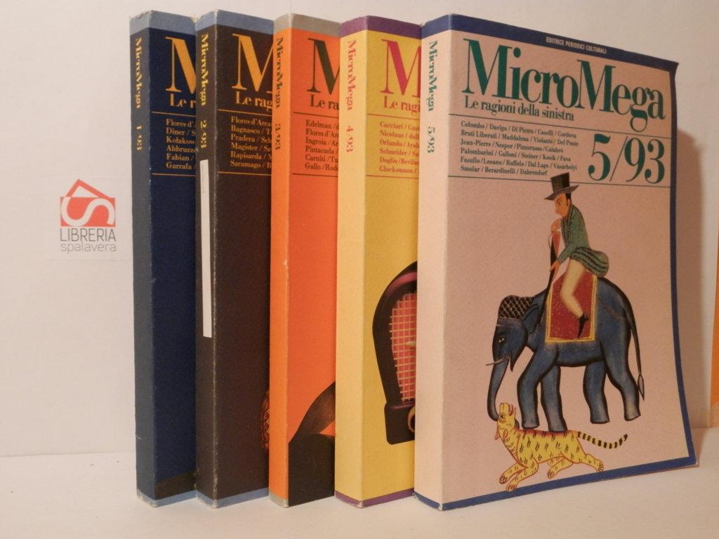 MicroMega. Le ragioni della sinistra. 1993, annata completa