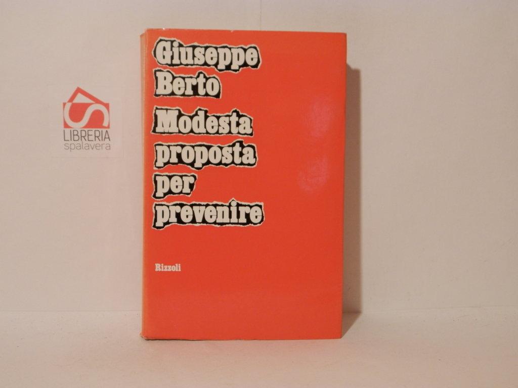 Modesta proposa per prevenire