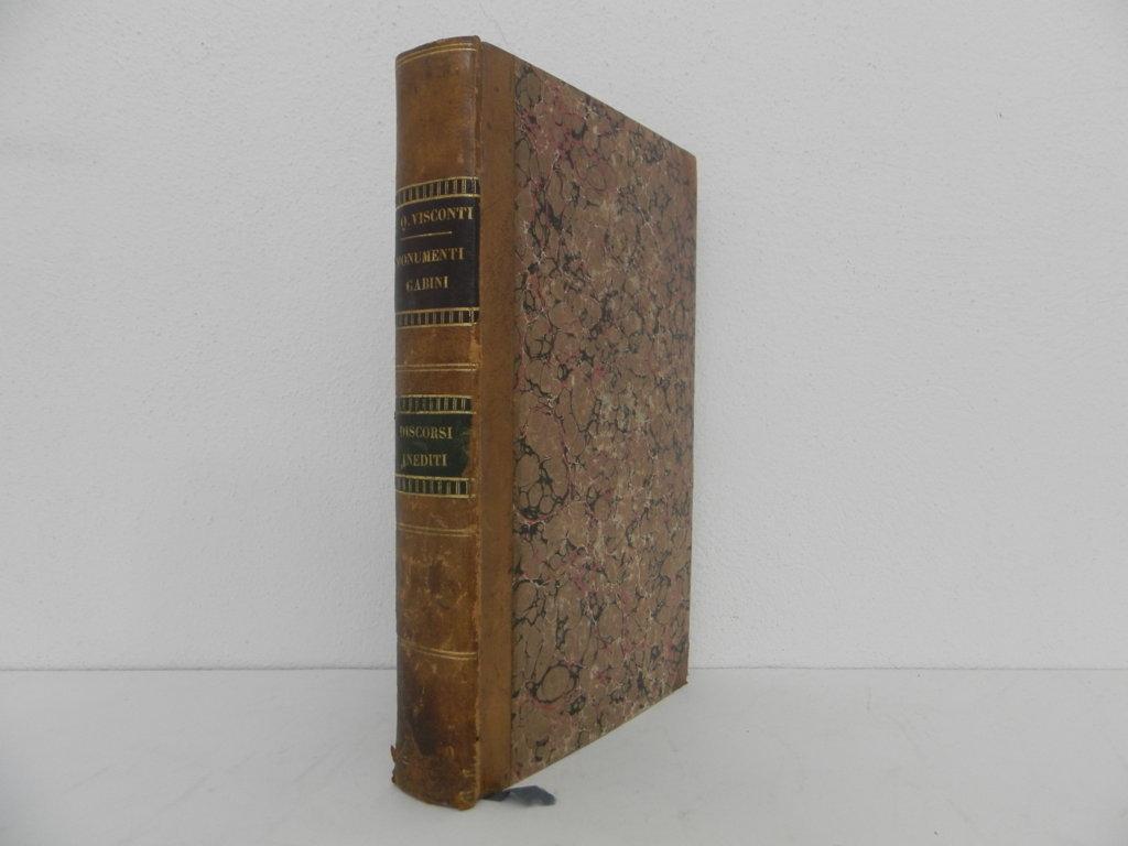 Monumenti gabini della villa pinciana descritti da Ennio Quirino Visconti …