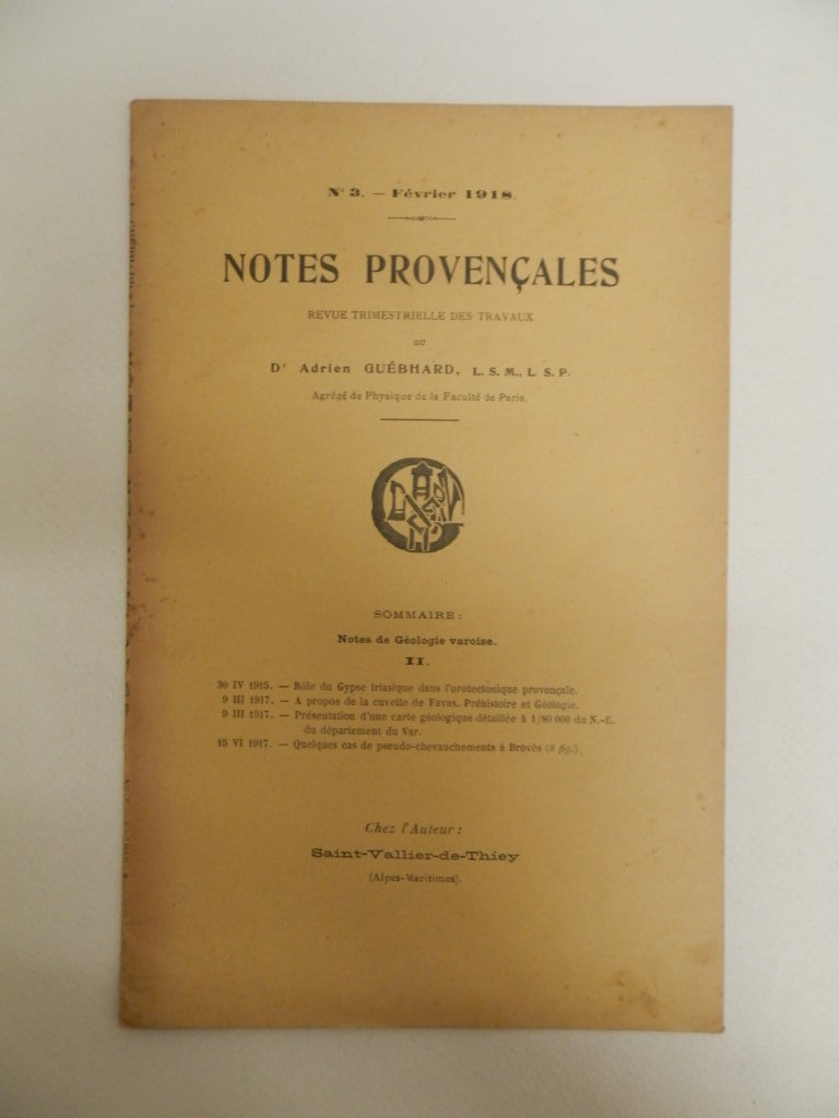 Notes de Geologie Varoise II