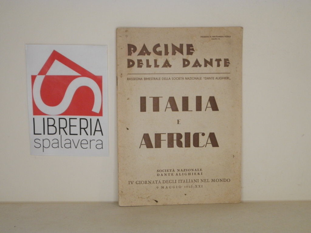 Pagine della dante. Italia e Africa