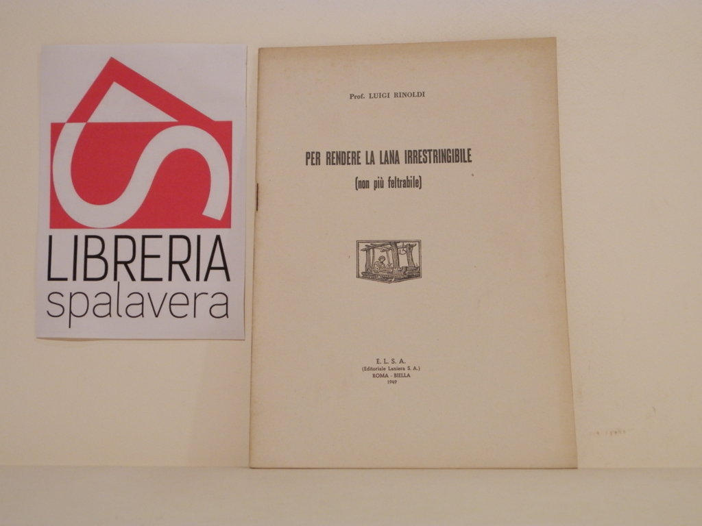 Per rendere la lana irrestringibile (non piu feltrabile)