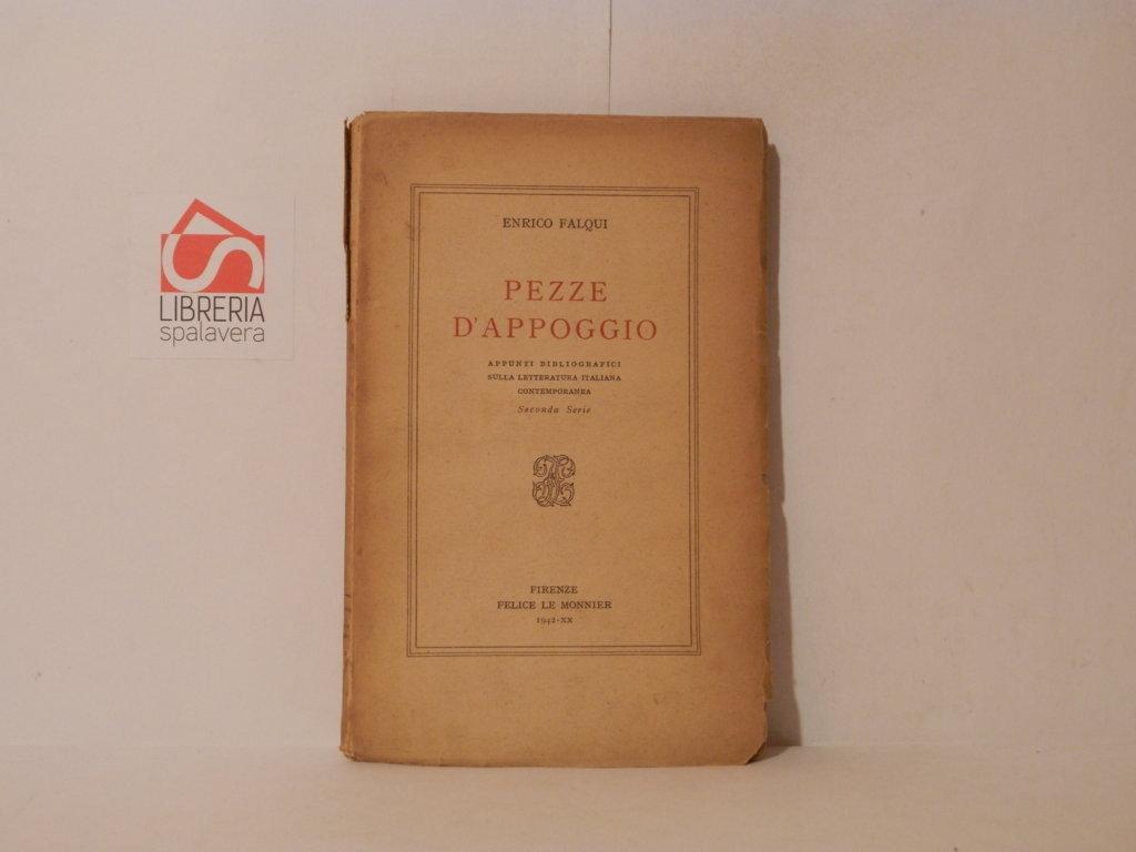 Pezze d'appoggio. Appunti bibliografici sulla letteratura italiana contemporanea. Seconda serie