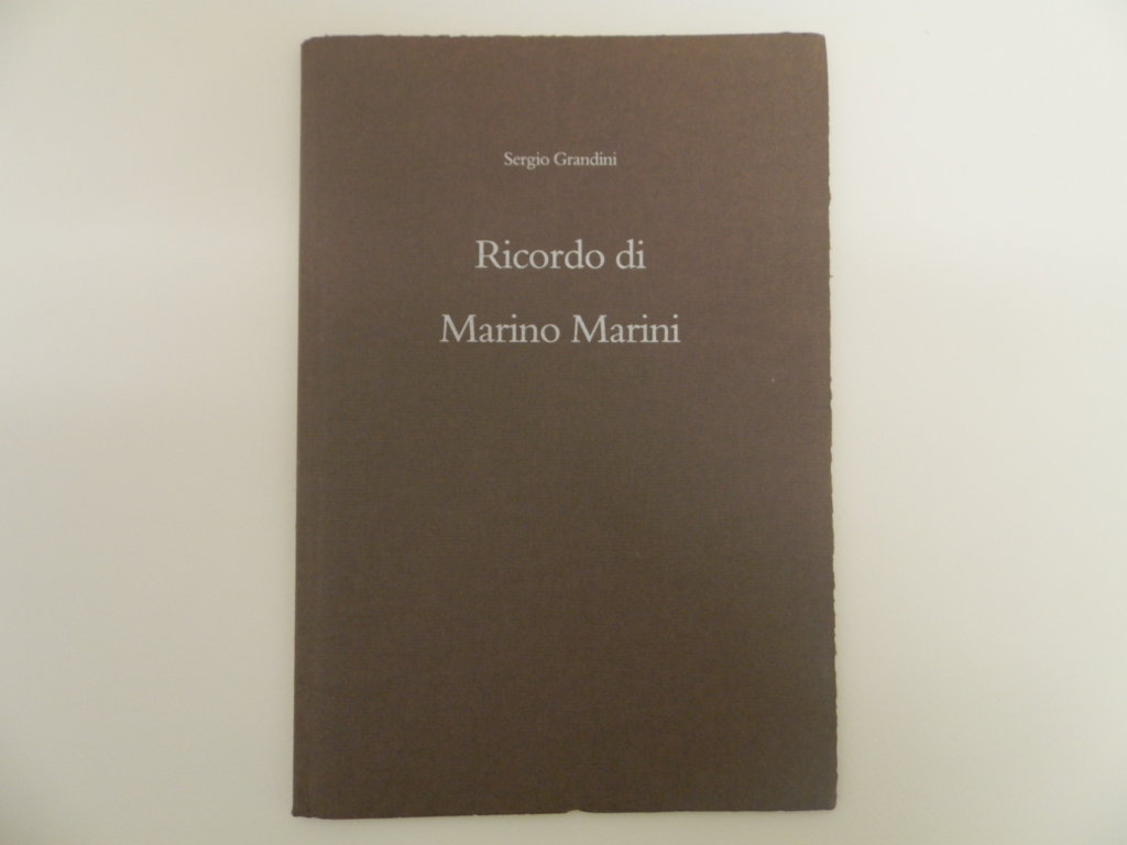 Ricordo di Marino Marini