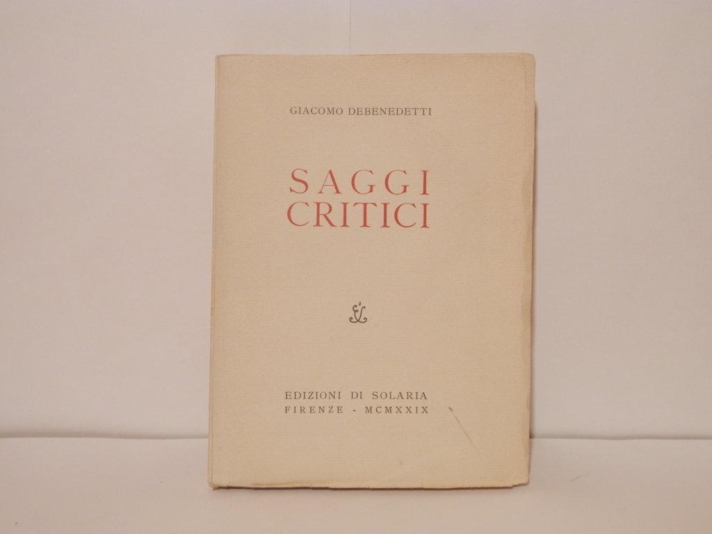 Saggi critici