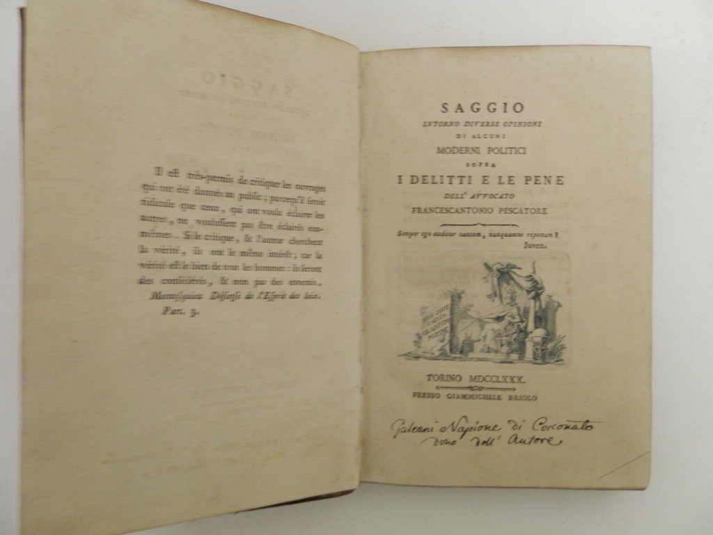 Saggio intorno diverse opinioni di alcuni moderni politici sopra i …