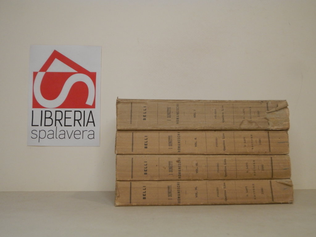 Sonetti romaneschi. 4 volumi