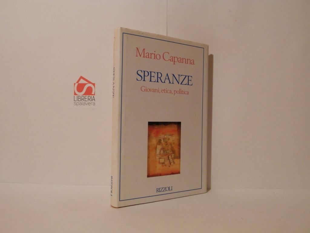 Speranze. Giovani, etica, politica