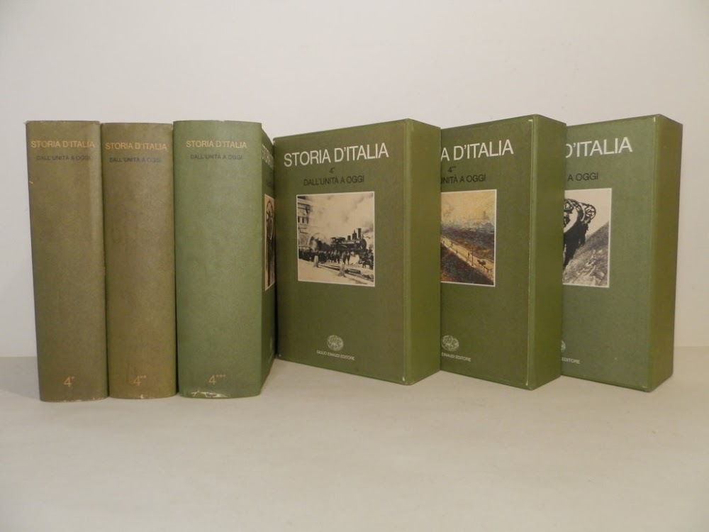 Storia d'Italia. Dall'unità ad oggi. 3 volumi completo.