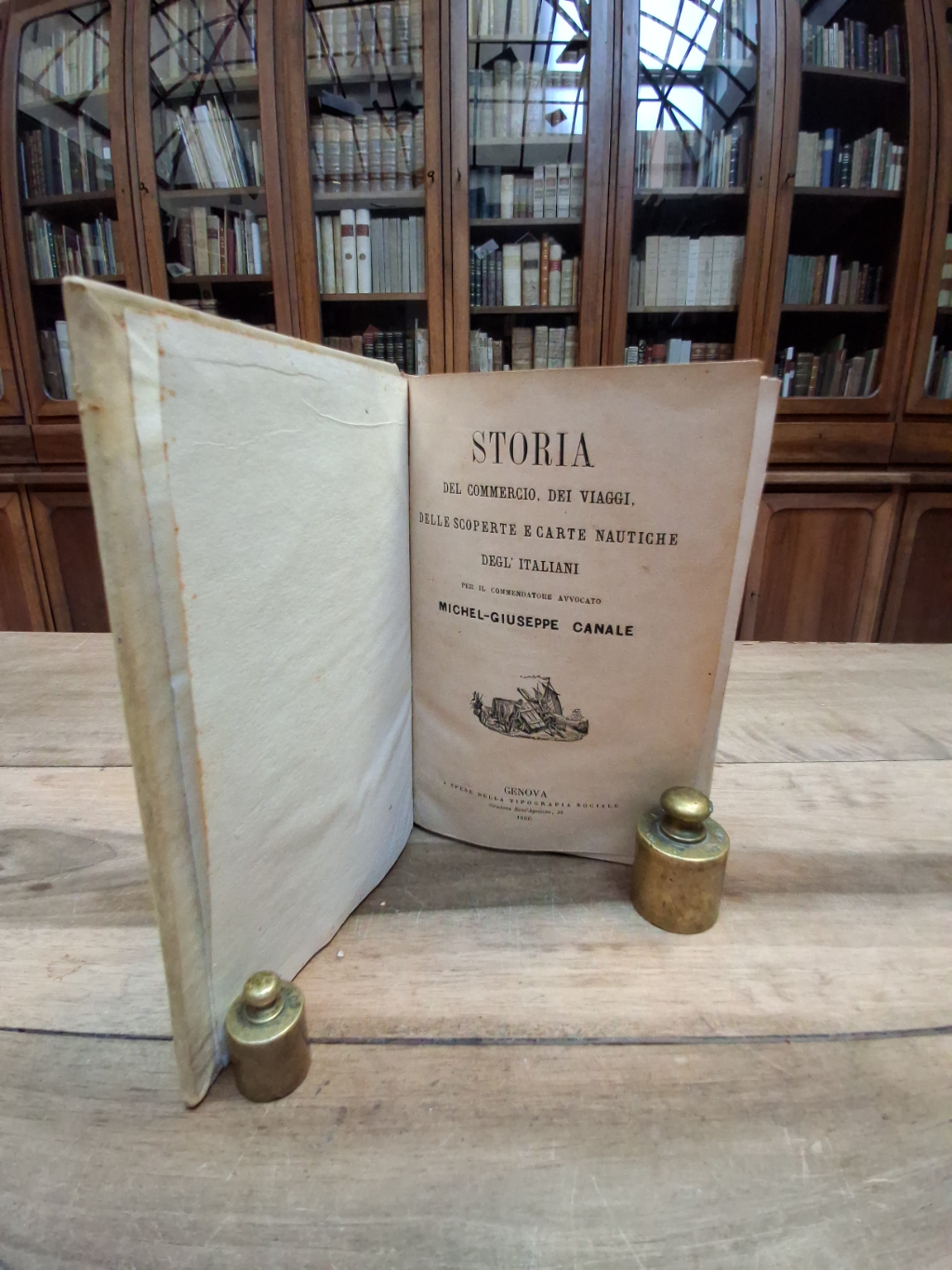 Storia del commercio, dei viaggi, delle scoperte e carte nautiche …