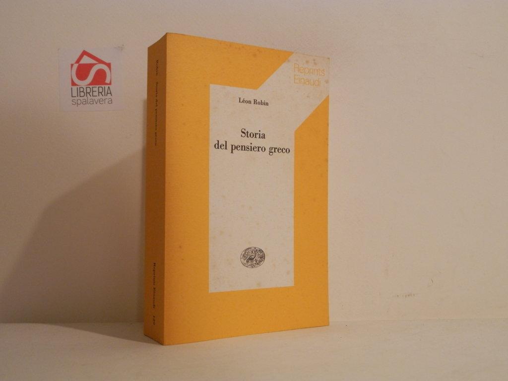 Storia del pensiero greco