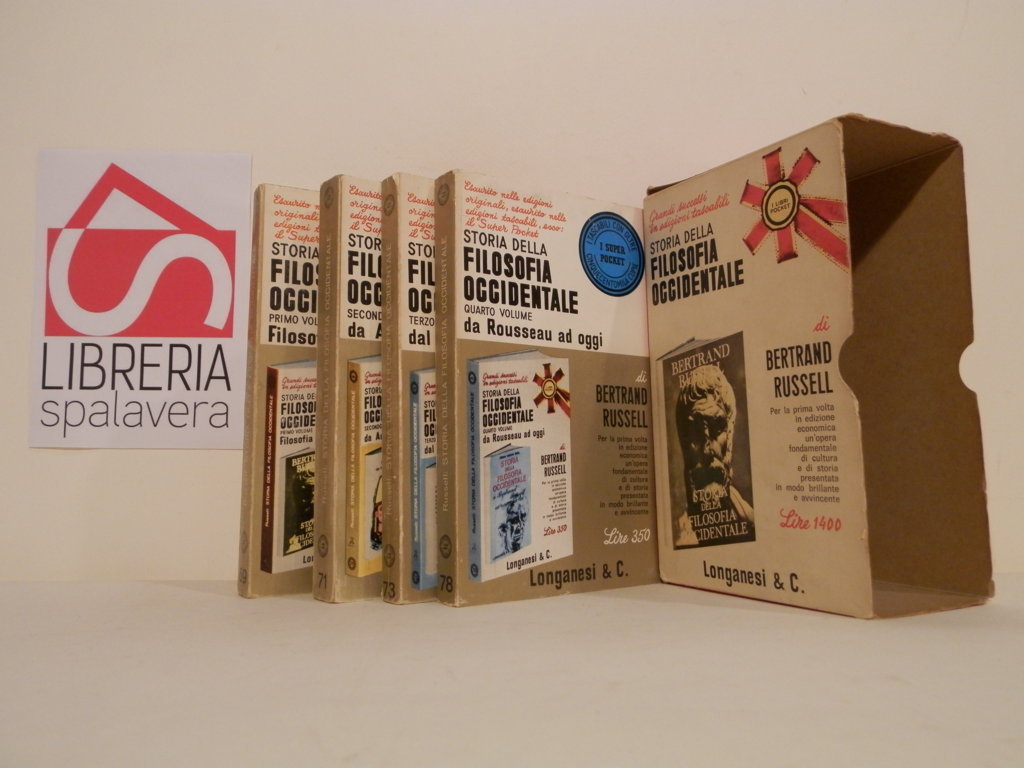 Storia della Filosofia Occidentale: da Rousseau ad oggi.