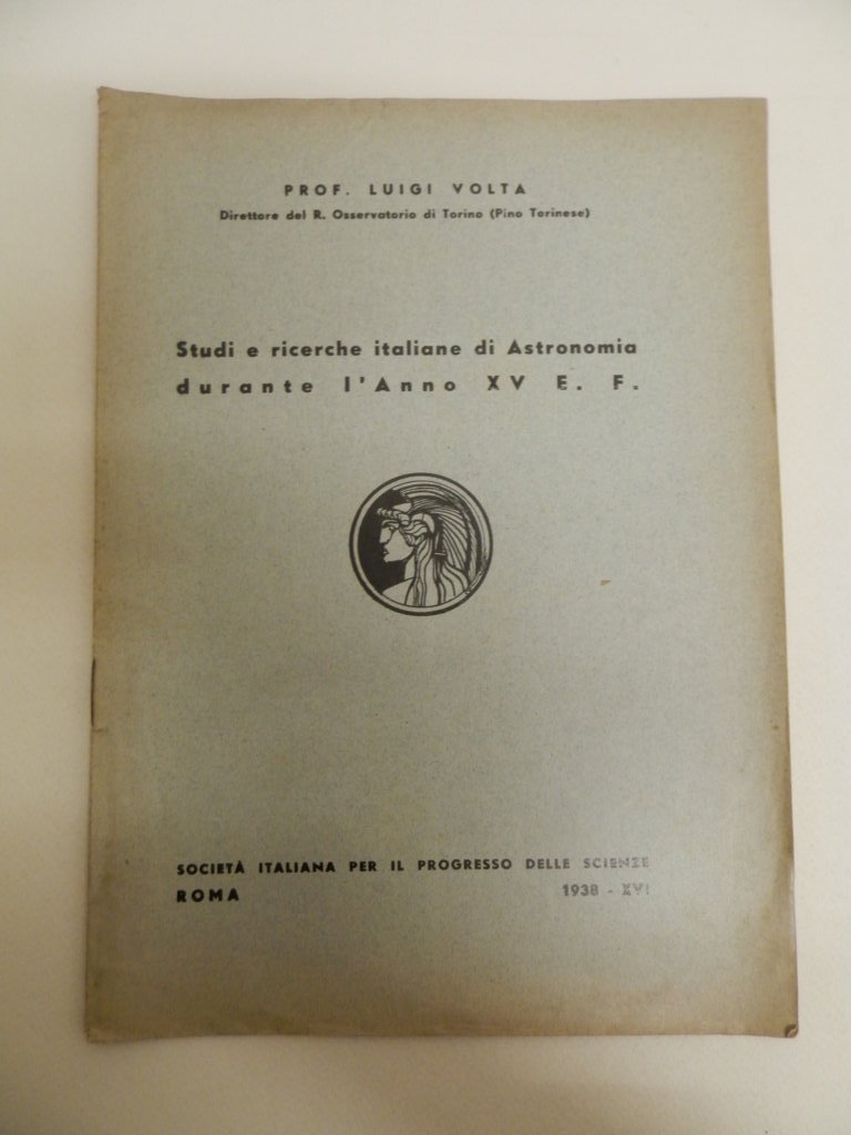 Studi e ricerche italiane di astronomia durante l'anno XV E. …