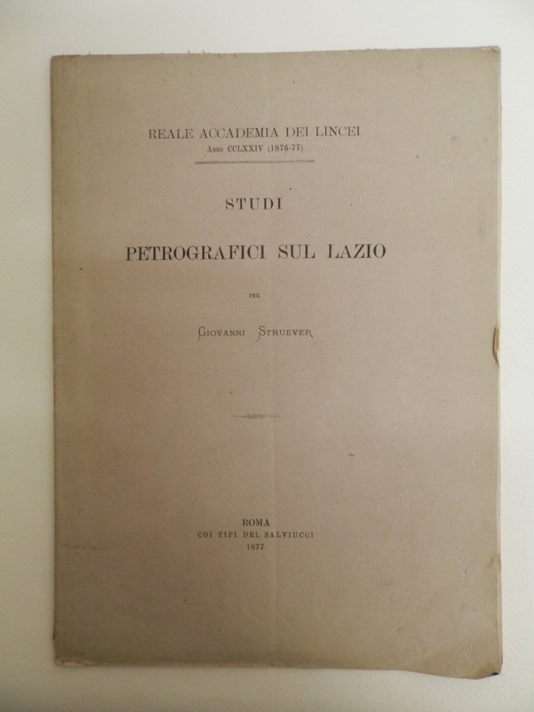 Studi petrografici sul Lazio