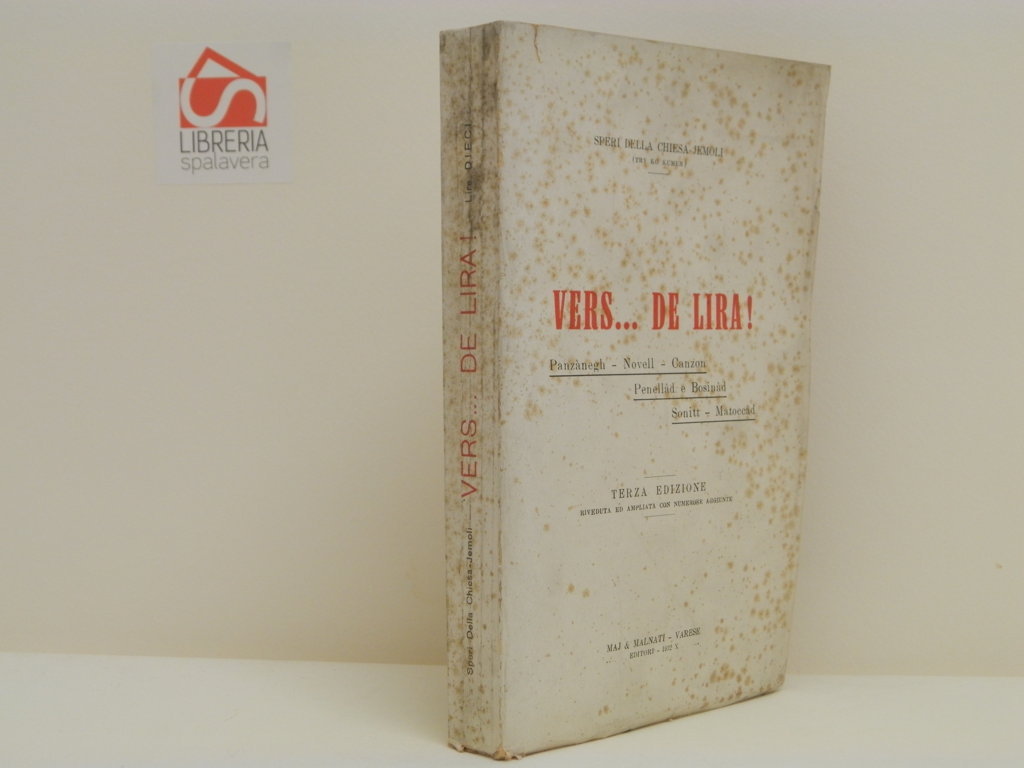 Vers... De lira! Terza edizione riveduta e ampliata con numerose …