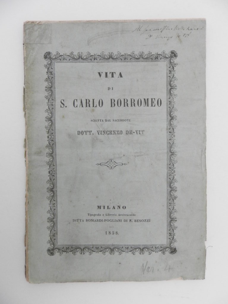 Vita di S. Carlo Borromeo