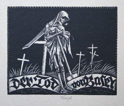 Der Tod von Basel. Acht Holzschnitte zu dem alten Volksliede.