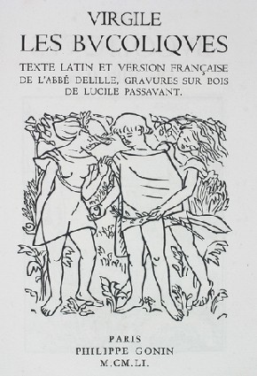 Les bucoliques. Texte latin et version française de l`Abbé Delille.