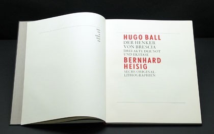 Der Henker von Brescia. Drei Akte der Not und Ekstase. …