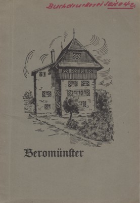Beromünster im Kanton Luzern. 1. Das Stift. 2. Der Flecken. …