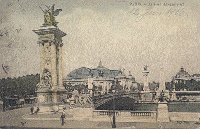 Paris, (kol.): Le Pont Alexandre III.