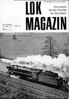 Lok Magazin 32, Oktober 1968. Die Lektüre für alle Freunde …