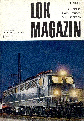 Lok Magazin 33, Dezember 1968. Die Lektüre für alle Freunde …