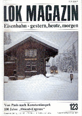 Lok Magazin, 123, November/Dezember 1983. Eisenbahn gestern, heute, morgen.